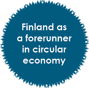 Finland as a forerunner in circular economy.